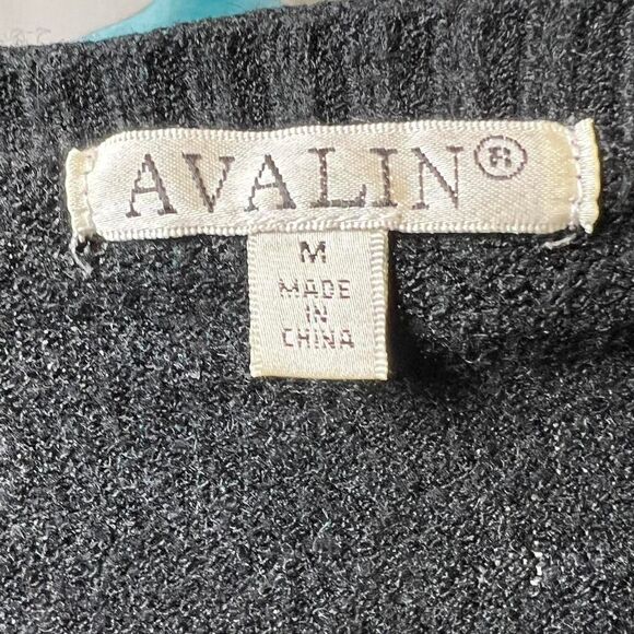 Adorable Avalin fuzzy polka dot statement sweater size Medium - Picture 7 of 8